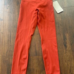 Lululemon Align High-Rise 28" Leggings Bonfire Orange Women's Size 6 Activewear